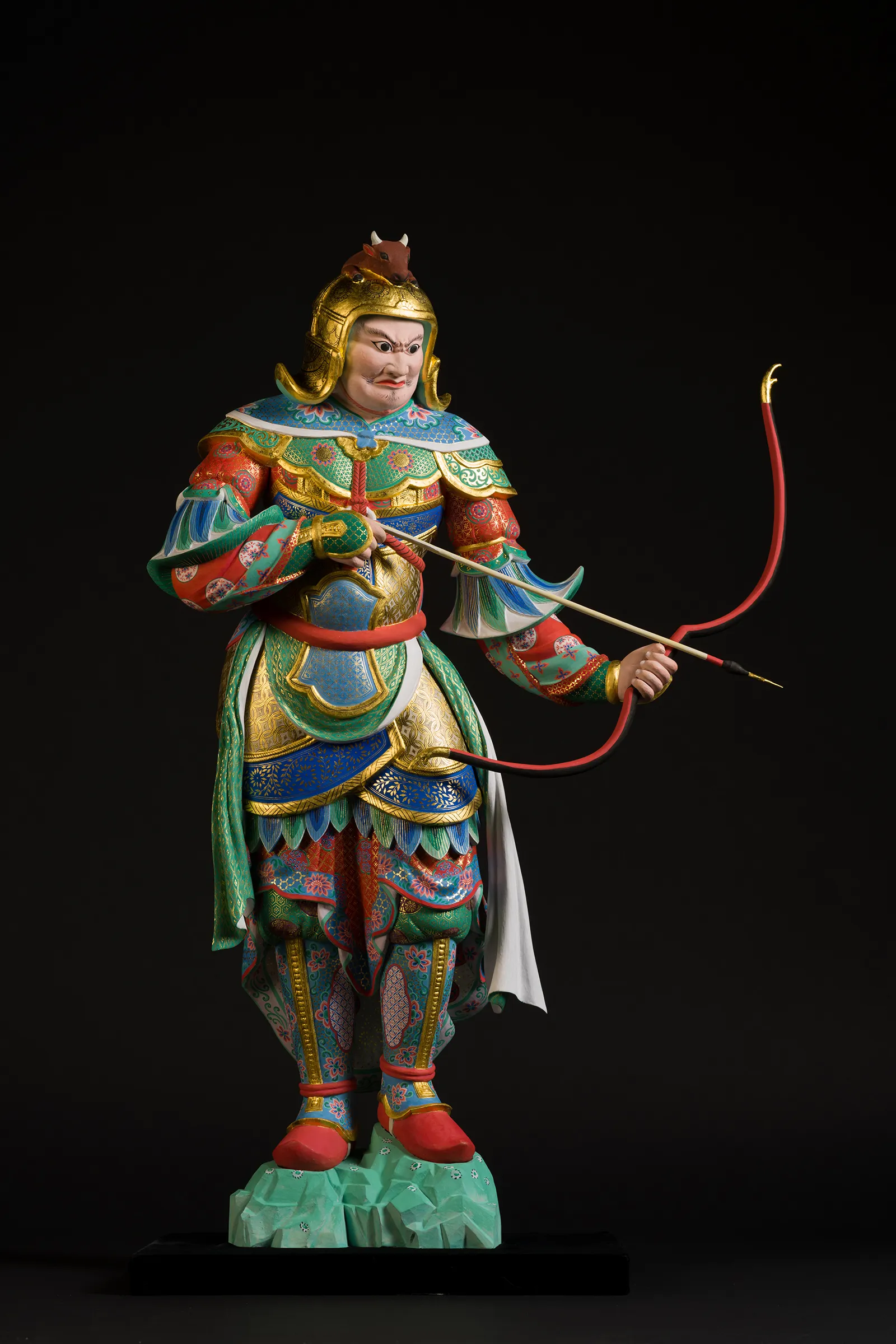 東大寺所蔵 木造十二神将立像のうち丑神の復元縮尺模刻像